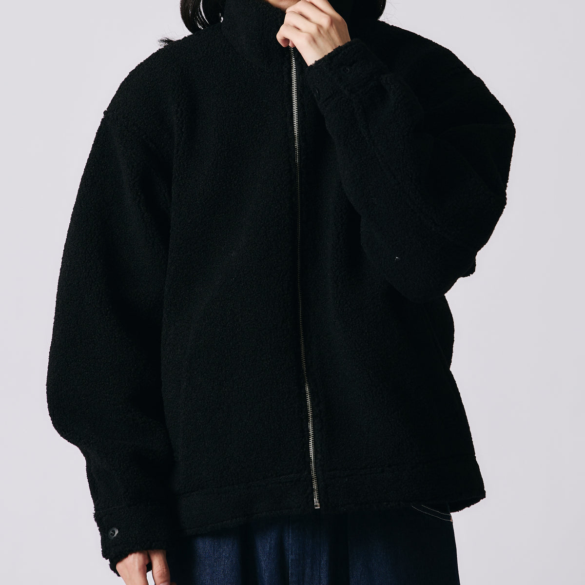 Zip Up Boa Jacket BR-25450 – BARNS OUTFITTERS (バーンズ