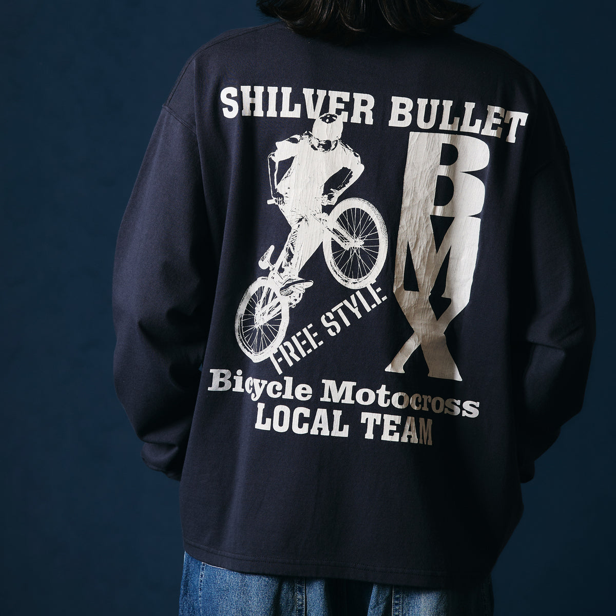Boxy L/S Print T-shirt【BMX】BR-26142 – BARNS OUTFITTERS (バーンズ