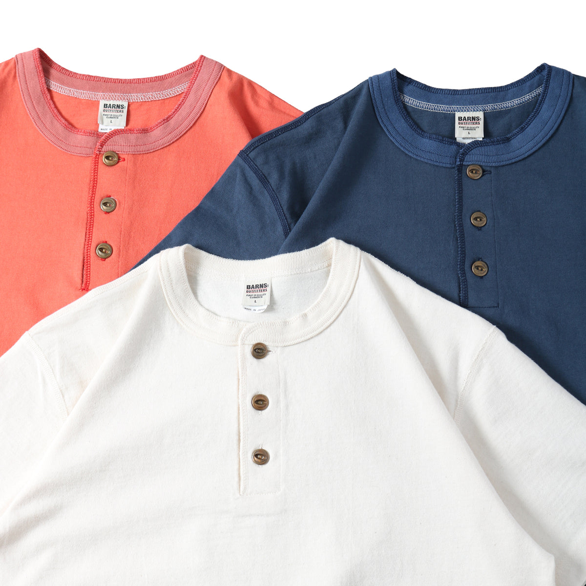 公式サイト限定アイテム】“STANDARD” 14/- COZUN ヘンリーネックT