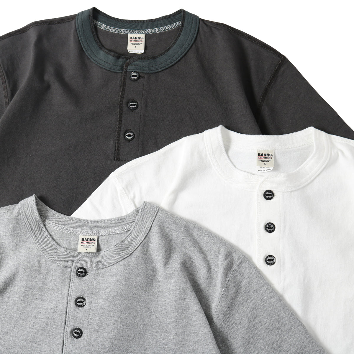 公式サイト限定アイテム】“STANDARD” 14/- COZUN ヘンリーネック