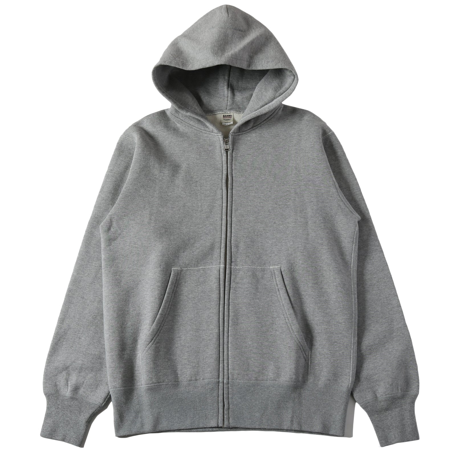 BARNS OUTFITTERS ジップアップスウェット XL グレー STANDARD” 30/7 COZUN Zip Up Hoodie BR-3010 – BARNS OUTFITTERS