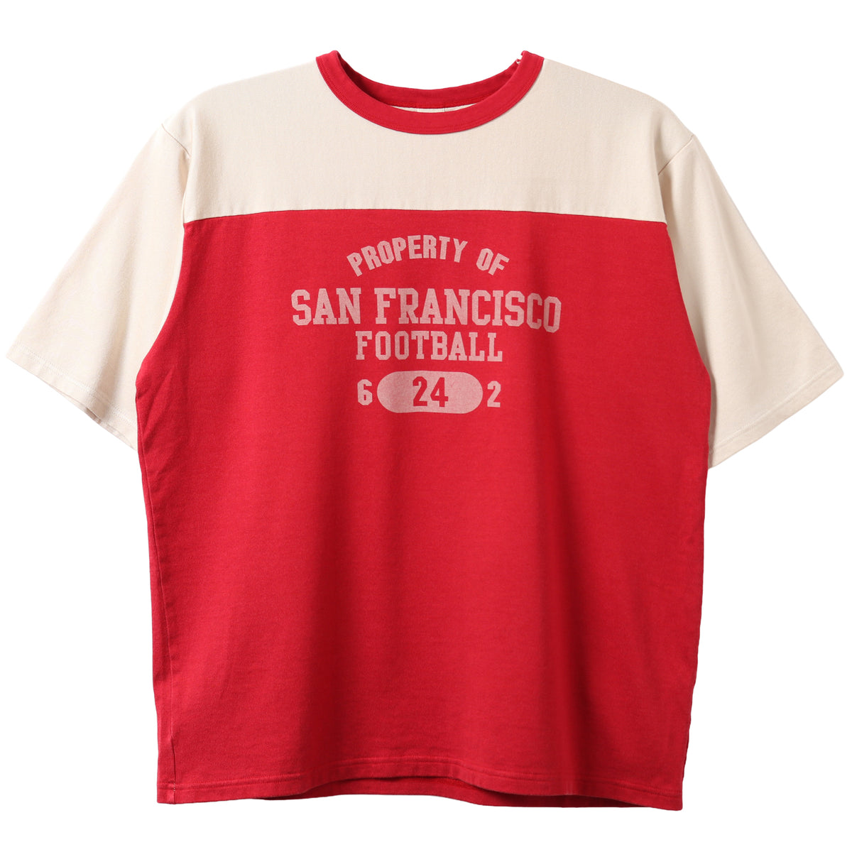 Cotton Rayon Football S/S Print T-shirt 【SF Football】BR-26205