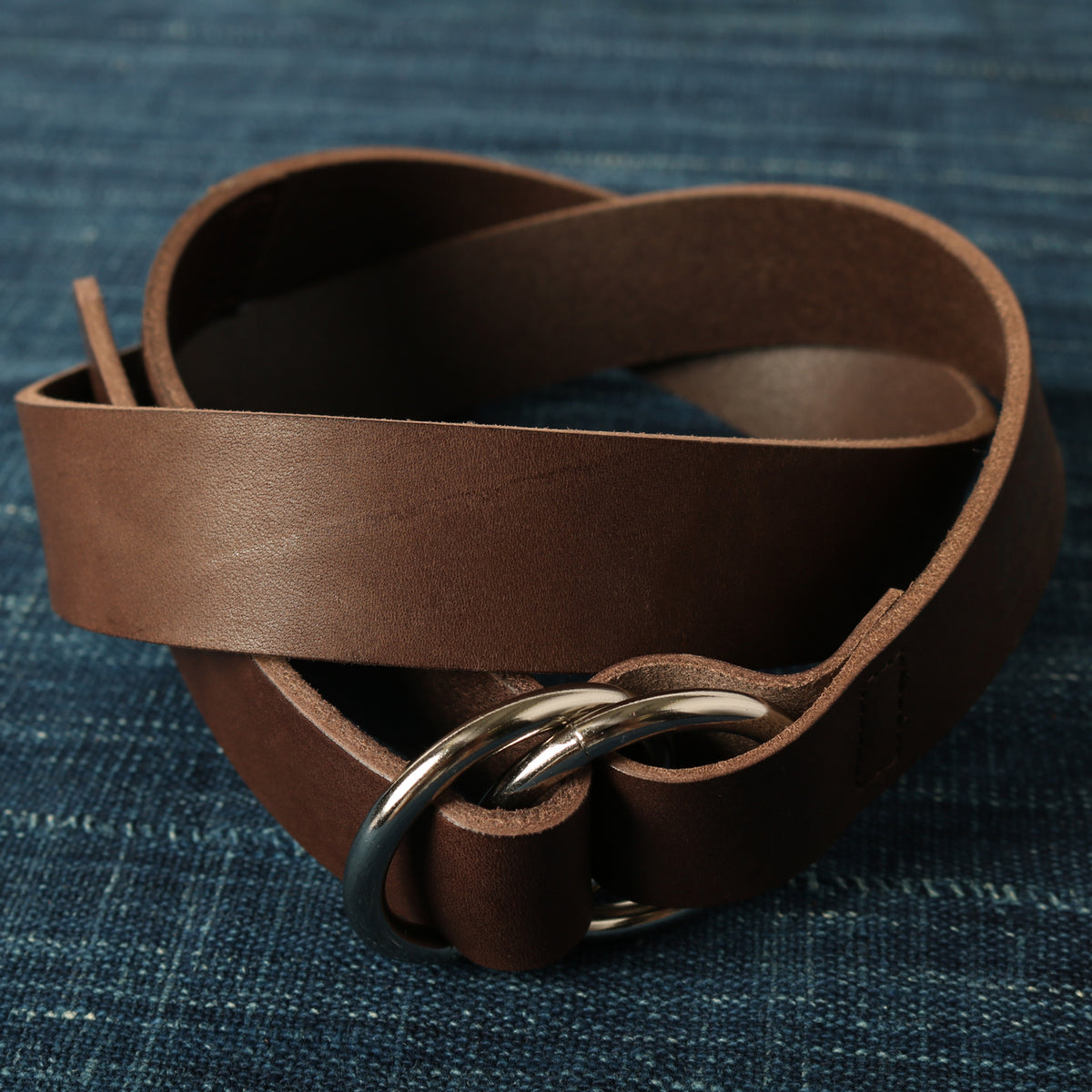姫路レザー】30mm Double Ring Belt LE-4350 – BARNS OUTFITTERS