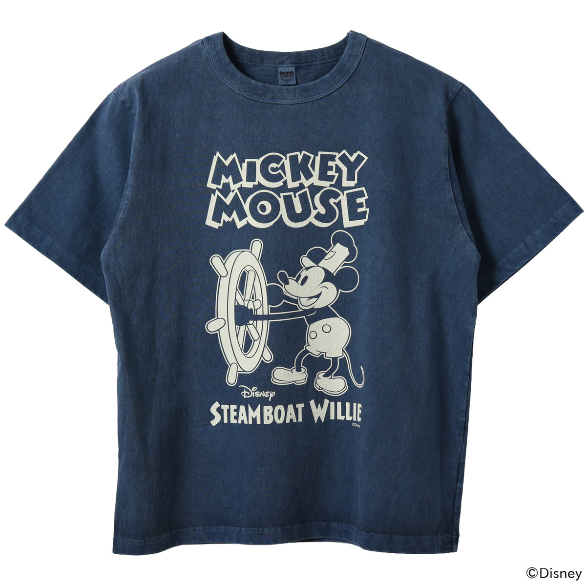 Mickey Mouse】50's Square S/S Print T-shirt【Special Item】BR