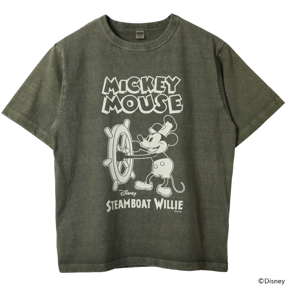 Mickey Mouse】50's Square S/S Print T-shirt【Special Item】BR