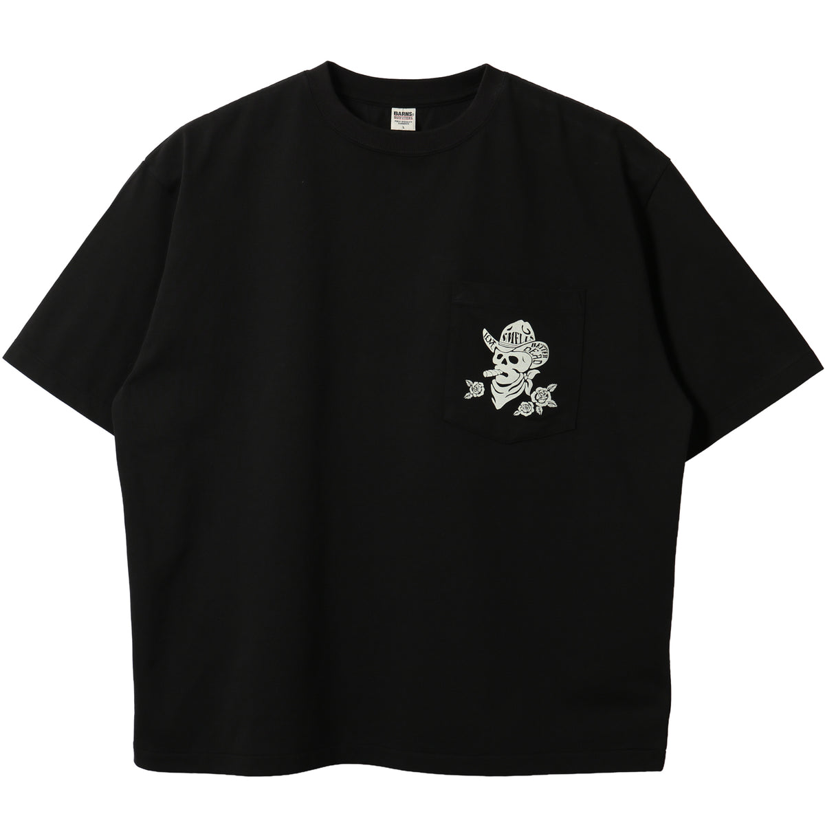 The Best Pocket S/S Print T-shirt【Skull Cowboy】BR-26249 – BARNS