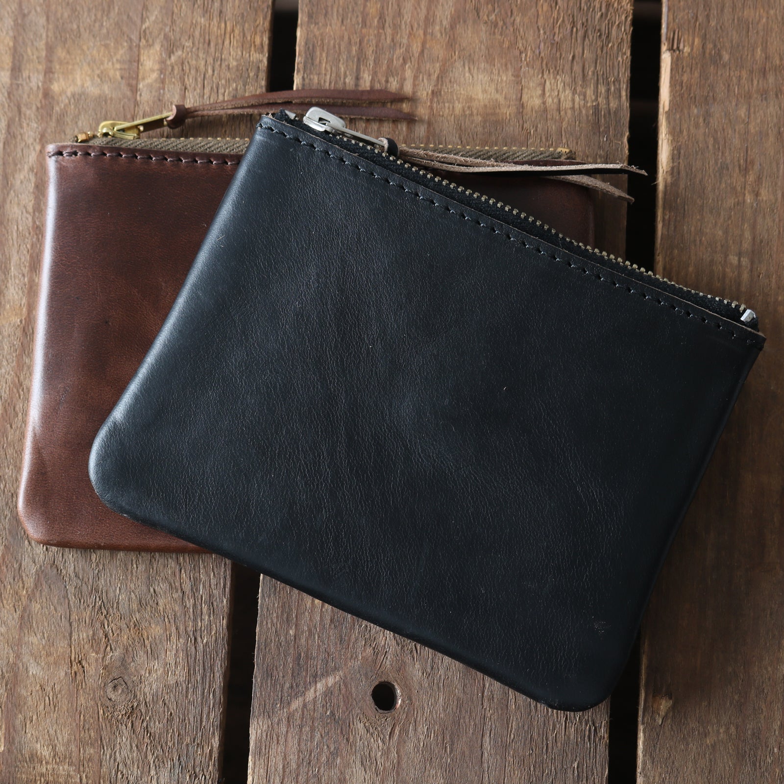 Horween Chromexcel Leather Porch Wallet【Button Works】BW-0177