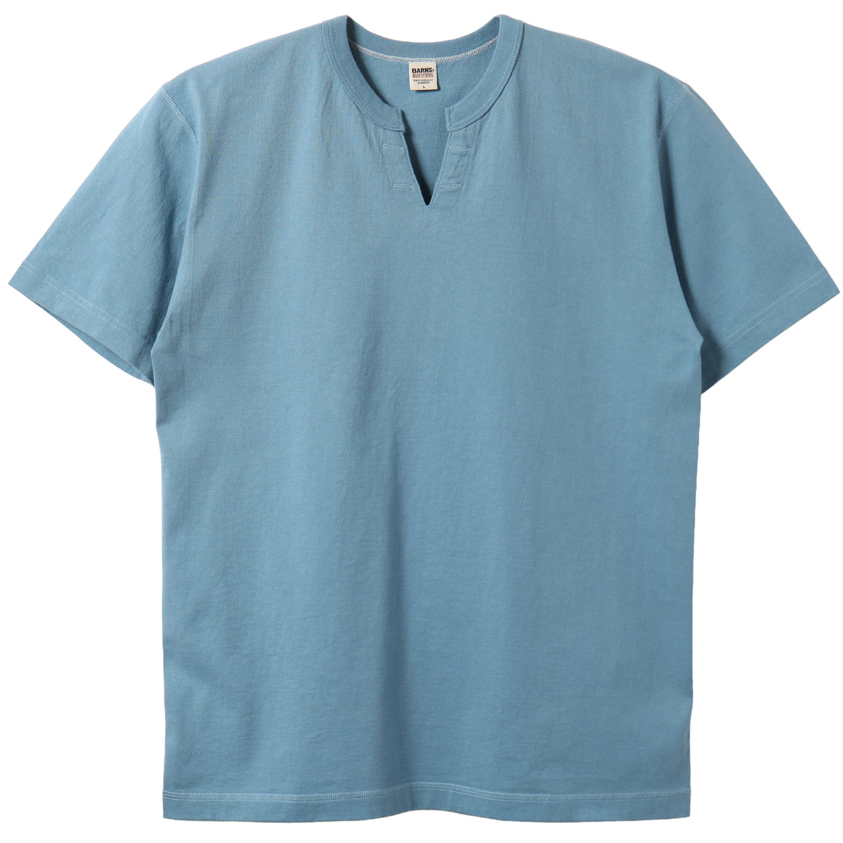 2026S/S Seasonal Color】“COZUN” Skipper Neck S/S T-shirt【2nd】BR