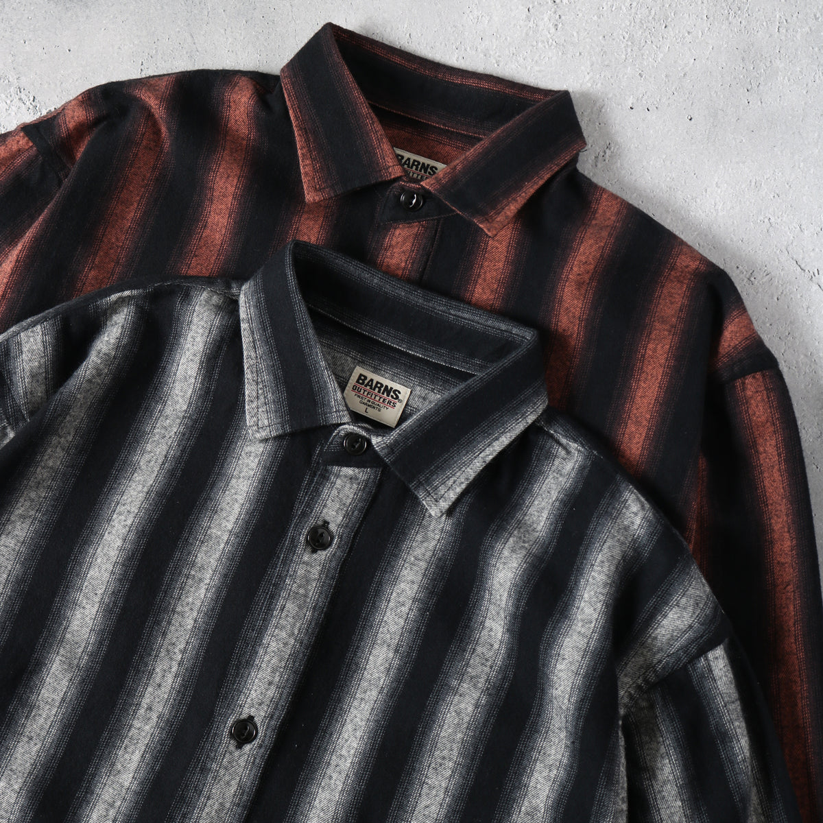 Shaggy Stripe L/S Shirt BR-25325 – BARNS OUTFITTERS (バーンズ