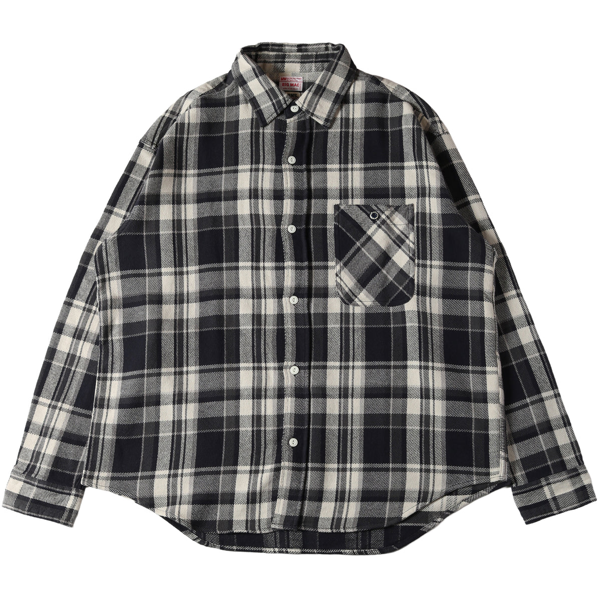 トップス BIGMAC XL BARNS OUTFITTERS × BIGMAC Flannel L/S Shirt【Collaboration】BR