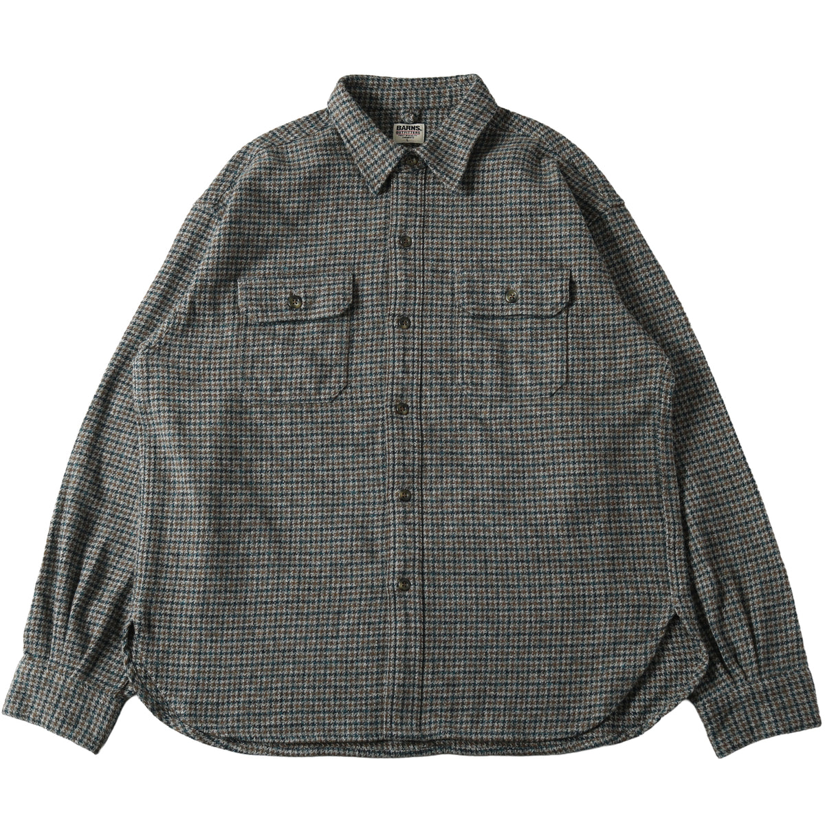 40's Worker Tweedy Cotton Flannel Shirt【Ver.2】BR-25470 – BARNS