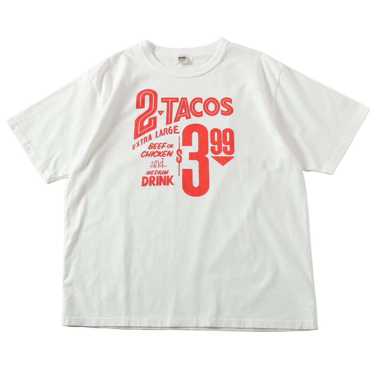 Tough neck S/S T-shirt 【Tacos】 BR-24146