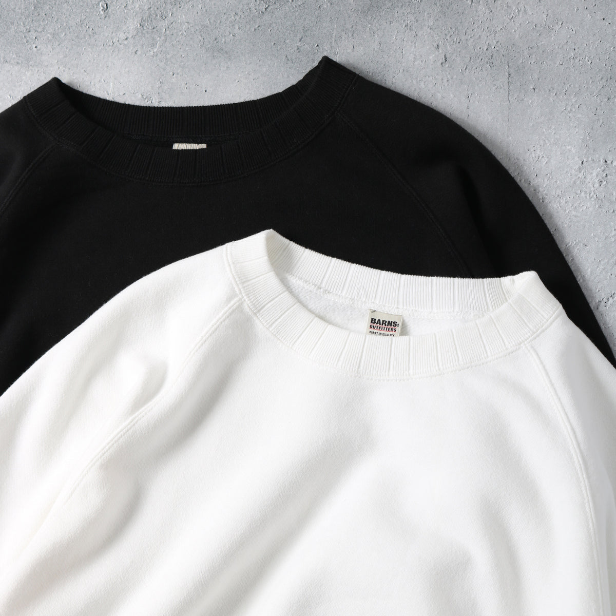 Azuma Drop Needle Ribbed Crewneck Sweatshirt BR-5555 – BARNS