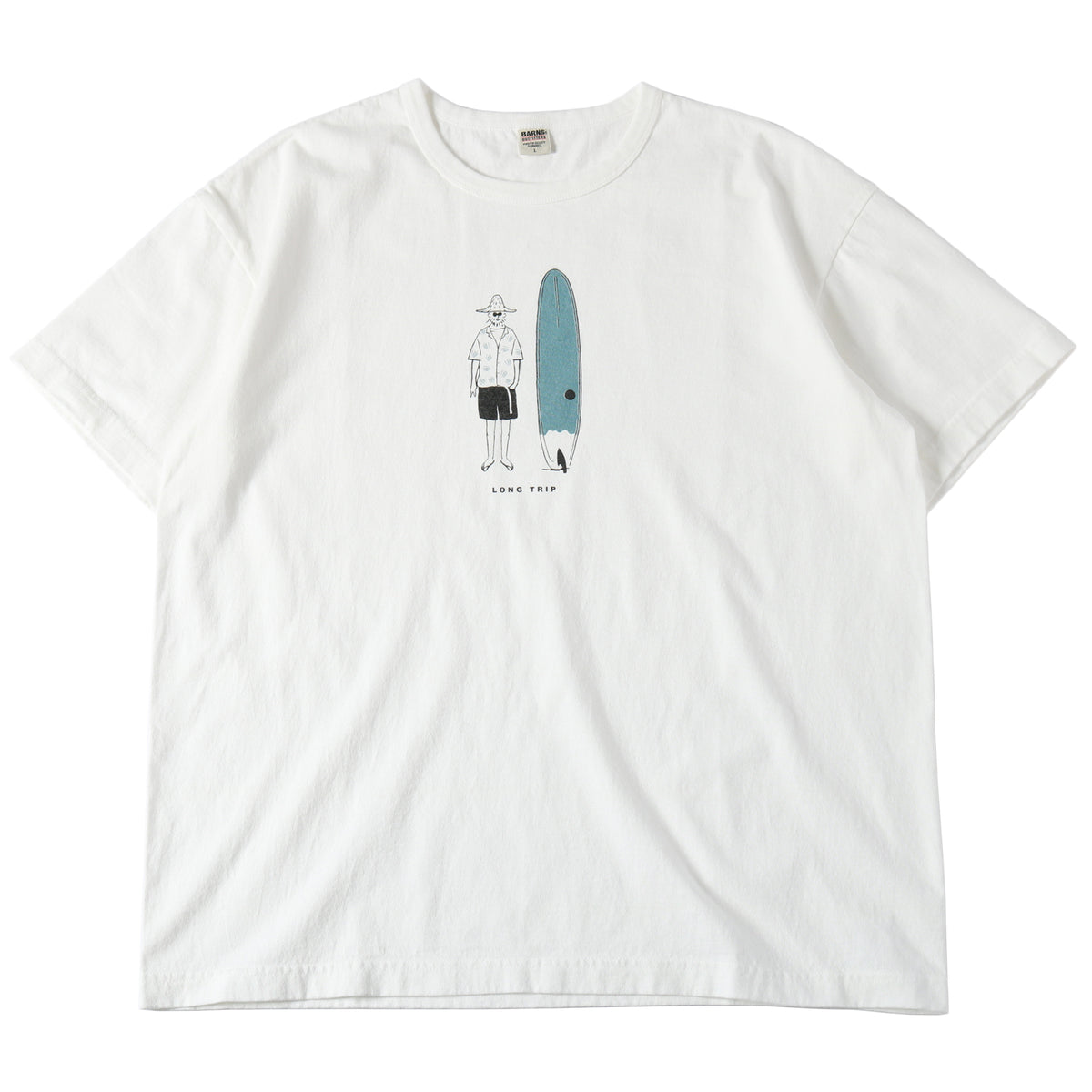 Pigment Dye】14/- Heavy Weight S/S Print T-shirt【Long Trip