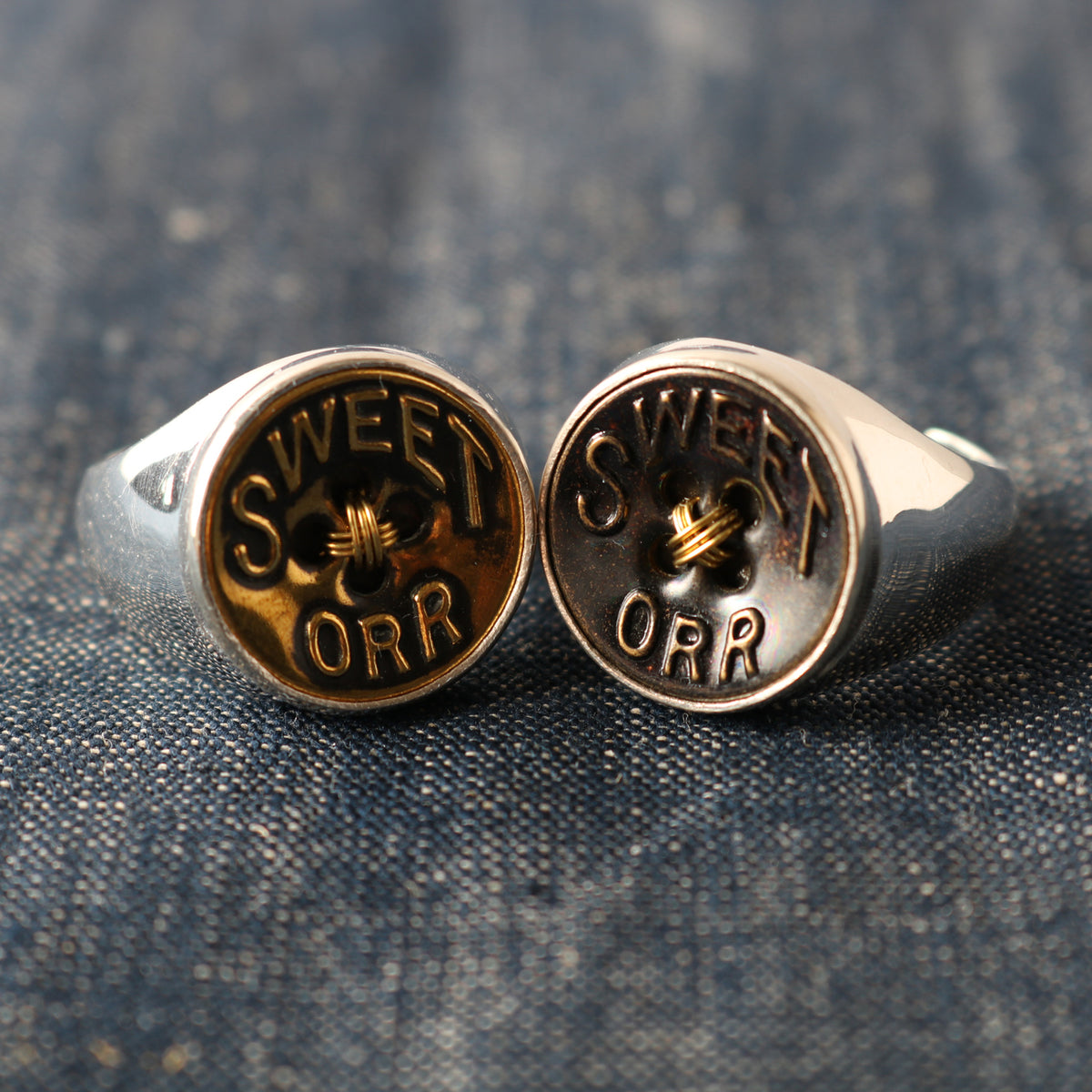 【限定入荷!!】 BW Vintage Sweet Orr Ring 〈Button Works〉 BW-0169