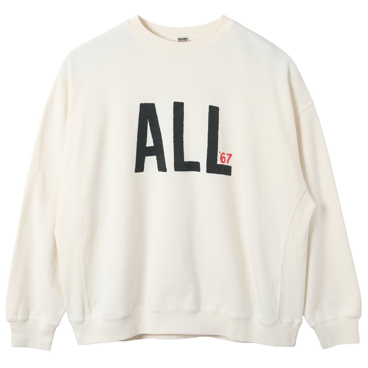 Comfy Middle Weight Print Sweatshirt【ALL'67】BR-26198 – BARNS