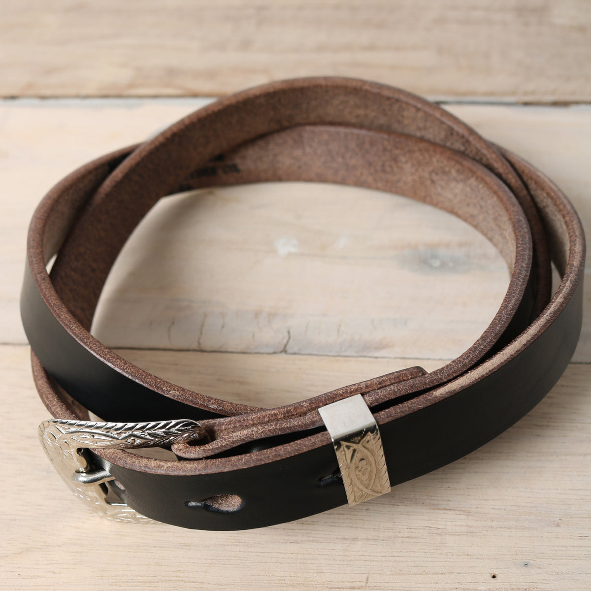 North&Judd】Horween Chromexcel Leather Western Narrow Belt