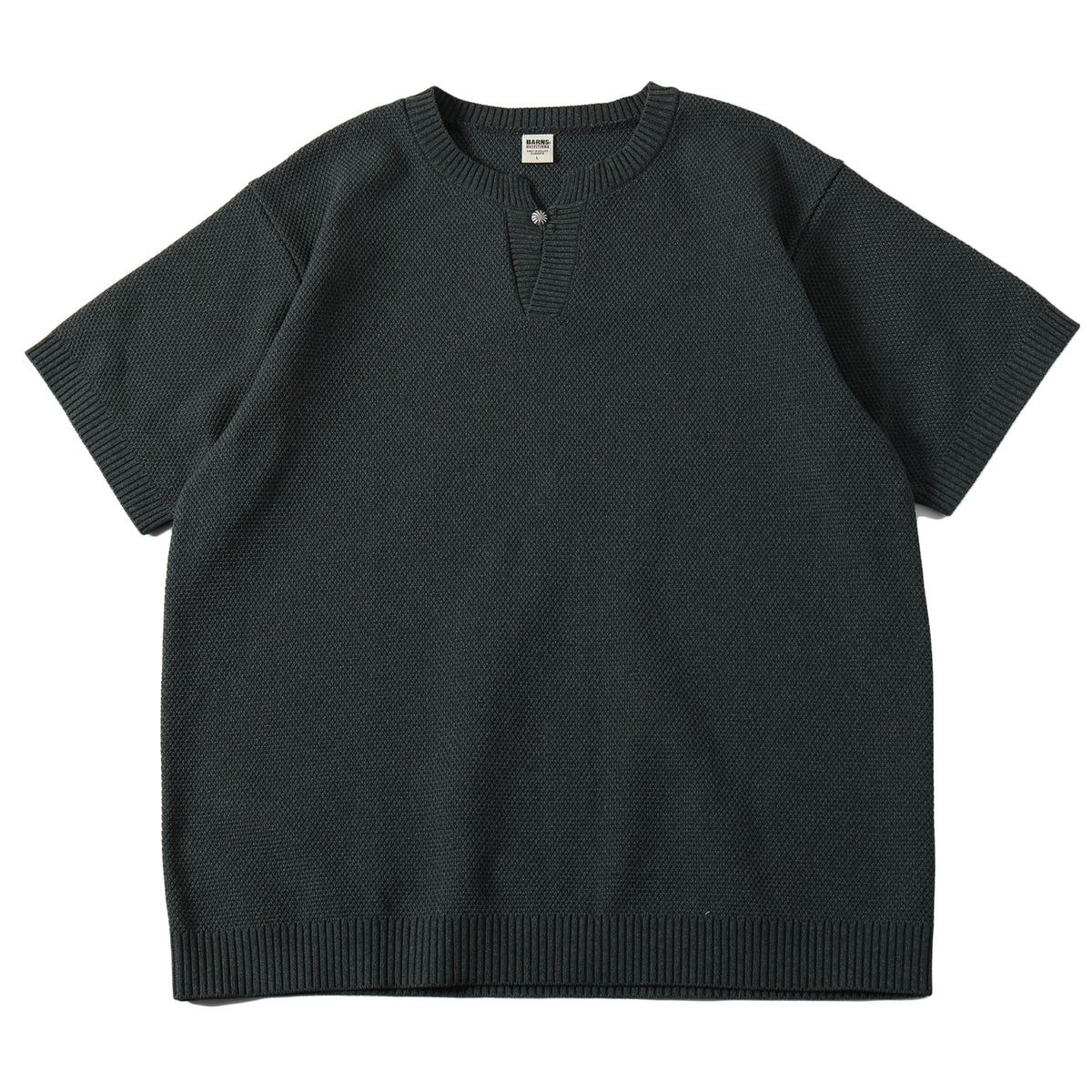 Keyneck Loose Fit Concho T-shirt【Amossa】BR-24221 – BARNS 