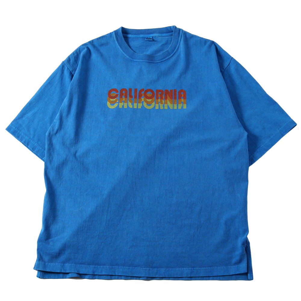 
                  
                    画像をギャラリービューアにロードします【Pigment Dye】&amp;quot;Loose&amp;quot; Tube S/S Print T-shirt【California】BR-24252
                  
                
