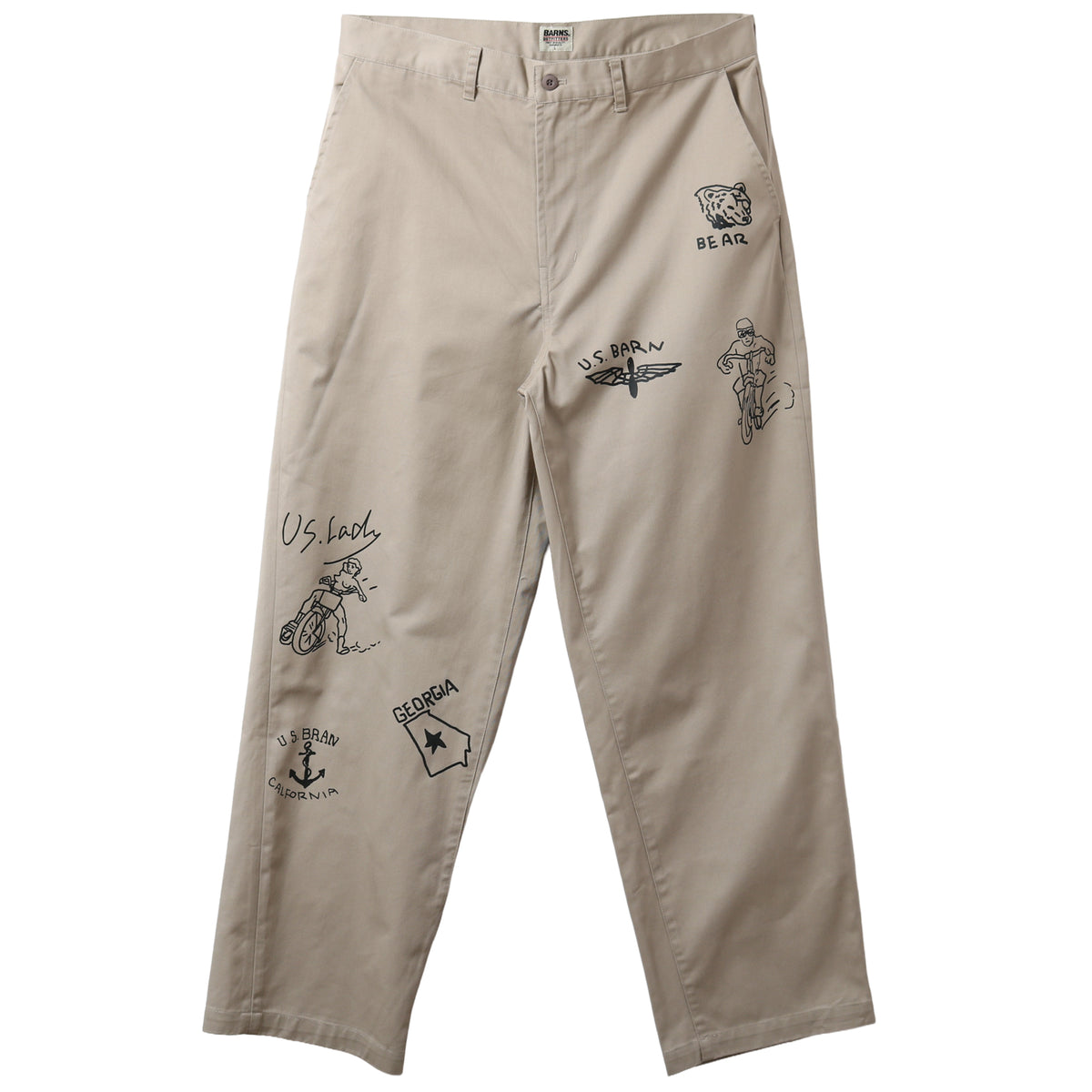 Authentic T/C Chino Print Pants BR-26353 – BARNS OUTFITTERS