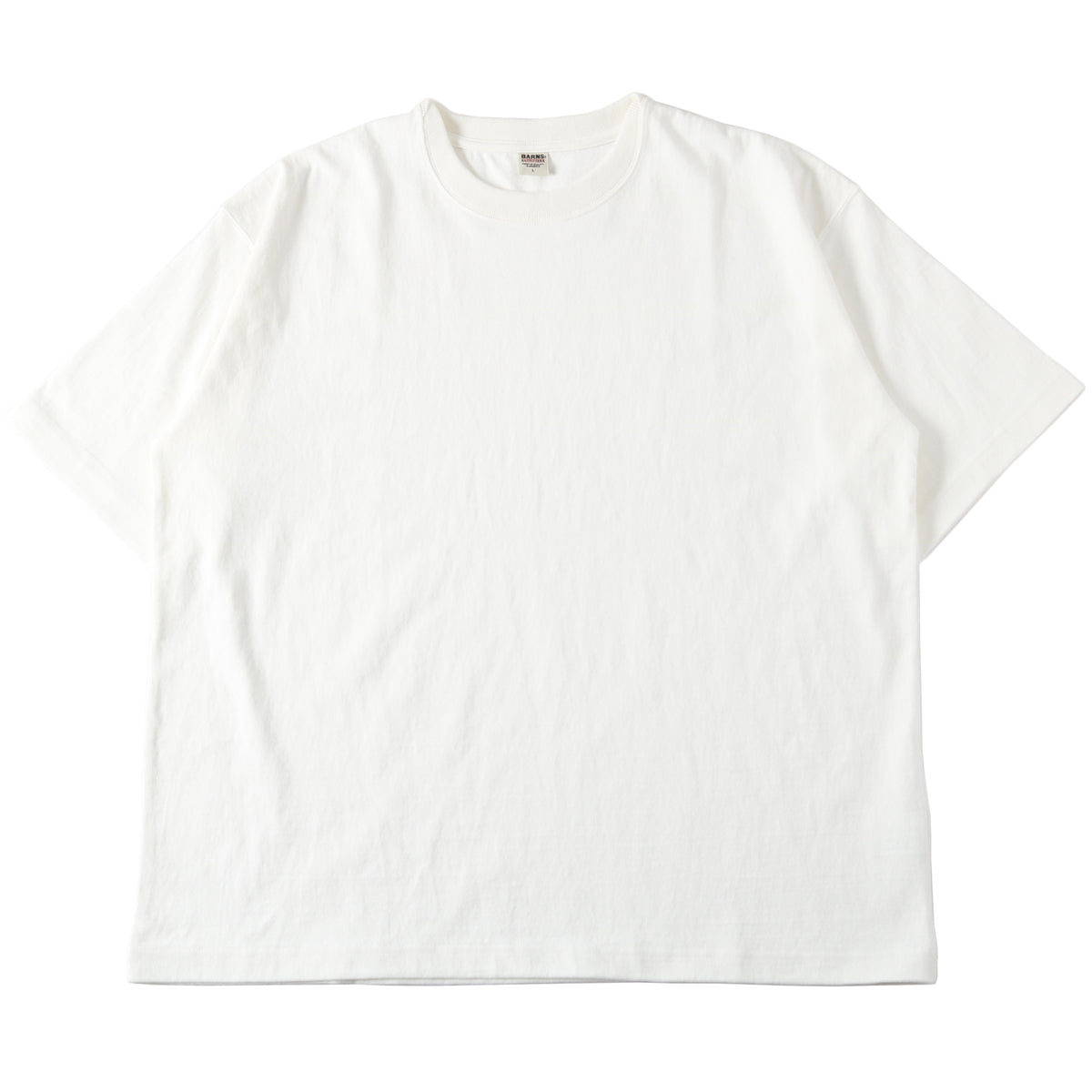 10/- Heavyweight Crossover Neck S/S T-shirt【Solid Color】BR