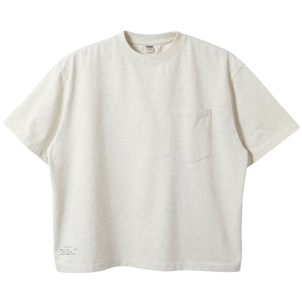 The Best Pocket S/S T-shirt BR-26156 – BARNS OUTFITTERS (バーンズ