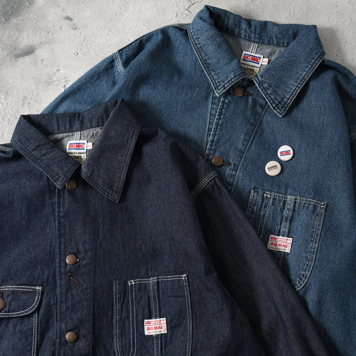 BARNS OUTFITTERS × BIGMAC Denim Coverall【Collaboration】BR-24421