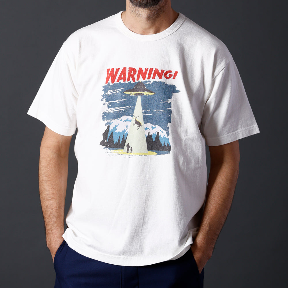 【Pigment Dye】Tube S/S Print T-shirt【WARNING!】BR-24247