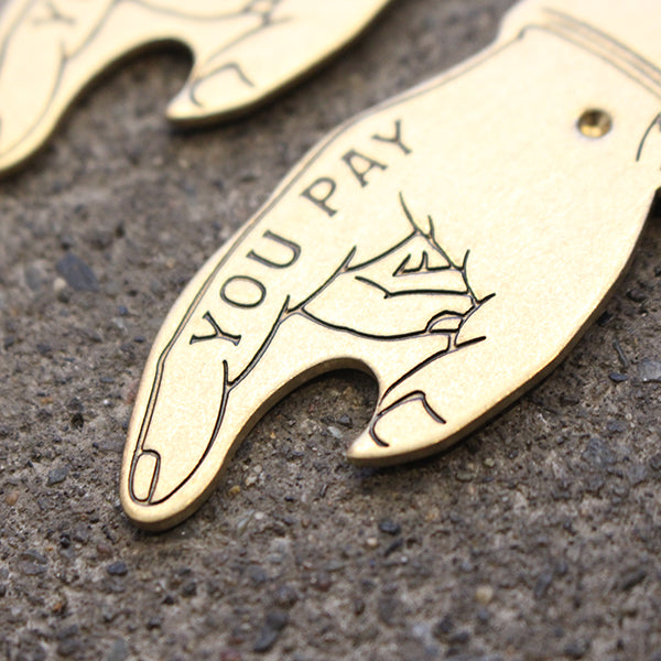 【超希少】テンダーロイン ユーペイ　キーホルダー Button Works】You Pay Spinner【Gold】 BW-0011 – BARNS OUTFITTERS