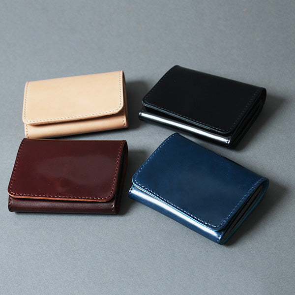 Cordovan × 栃木レザー】Compact Wallet LE-4324 – BARNS OUTFITTERS