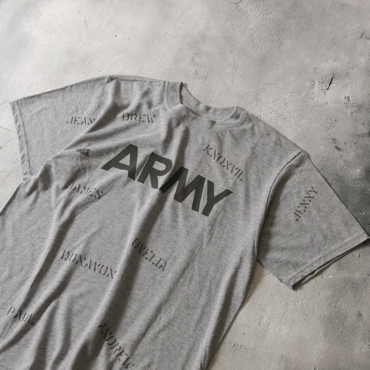 ARMY REMAKE Tシャツ 【STENCIL PRINT】 – BARNS OUTFITTERS (バーンズ