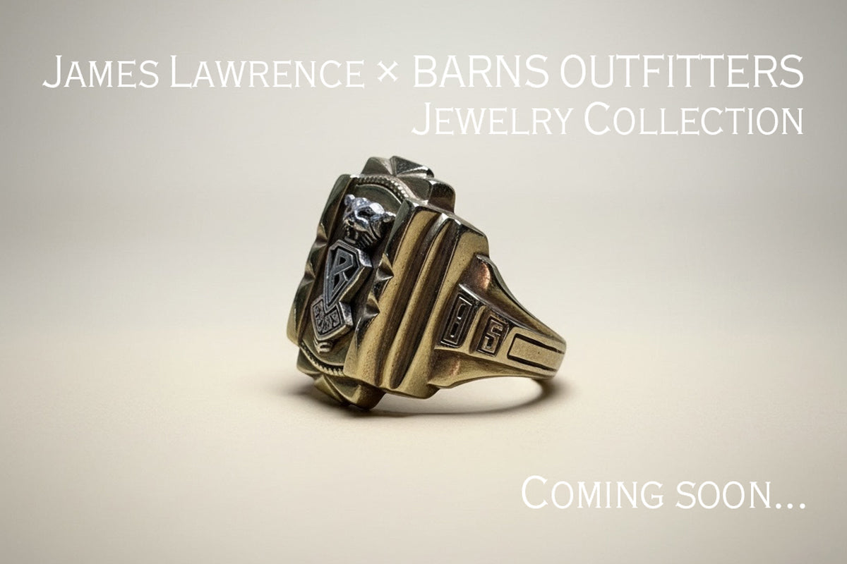 James Lawrence × BARNS OUTFITTERS ジュエリーコレクション始動