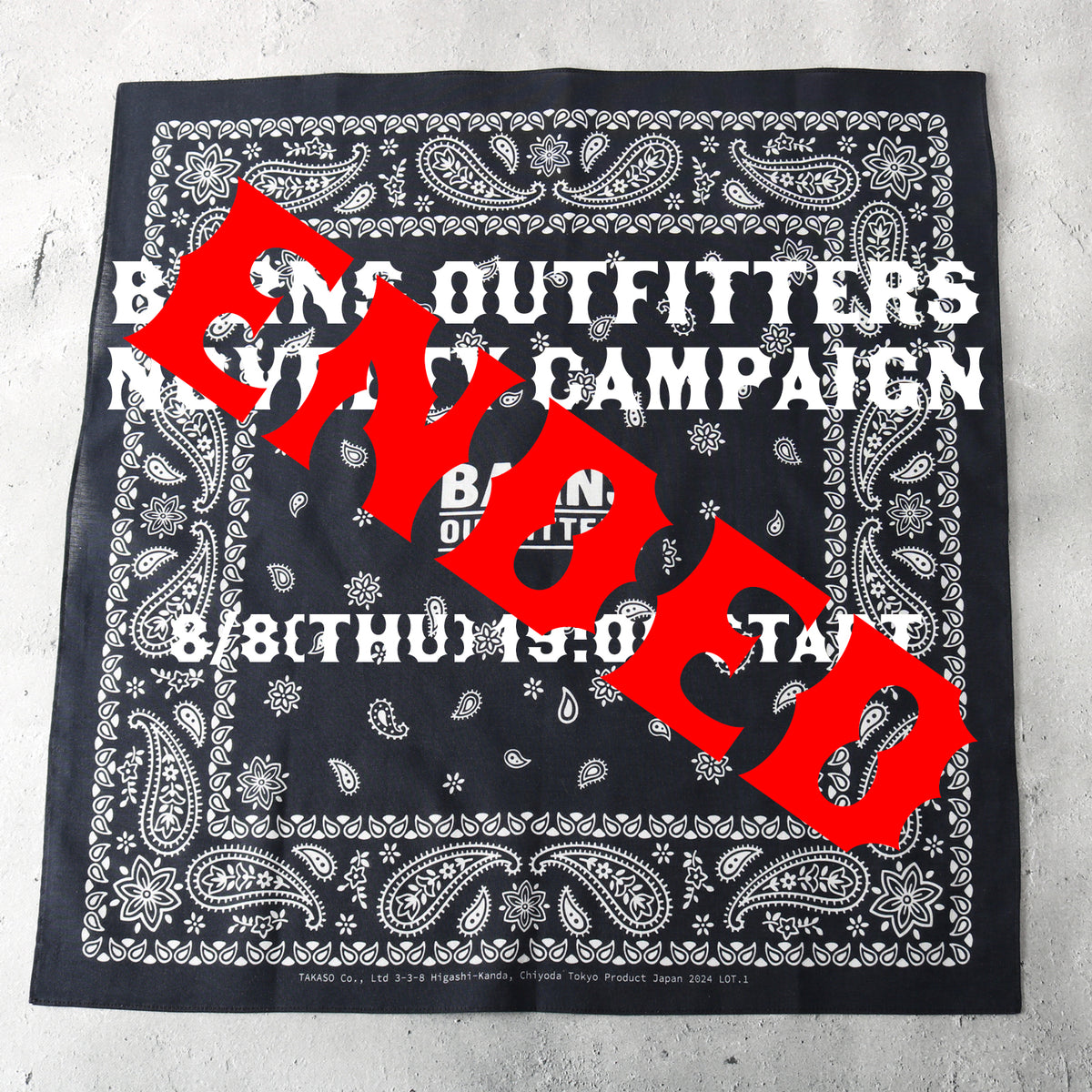 【好評につき終了しました】 BARNS OUTFITTERS NOVELTY CAMPAIGN!!
