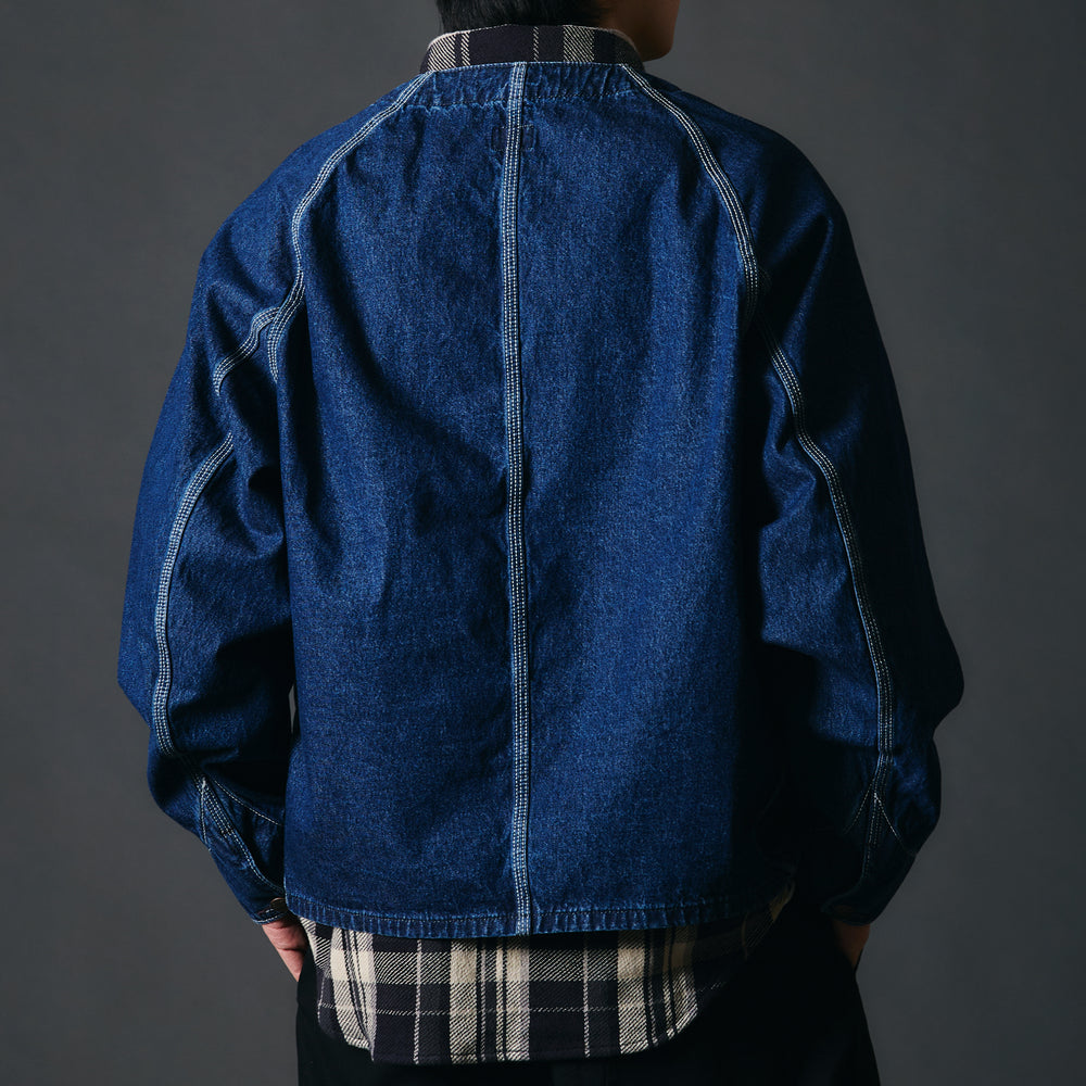
                  
                    画像をギャラリービューアにロードしますBARNS OUTFITTERS × BIGMAC Denim Engineer Jacket【Collaboration】BR-25370
                  
                