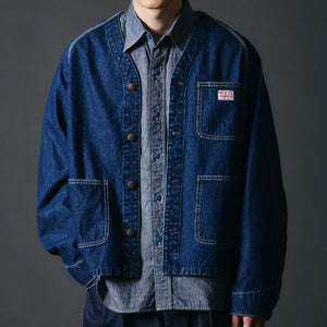 
                  
                    画像をギャラリービューアにロードしますBARNS OUTFITTERS × BIGMAC Denim Engineer Jacket【Collaboration】BR-25370
                  
                