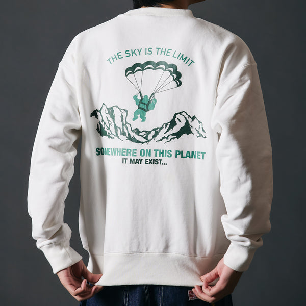 Pigment Dye】Super Heavy Weight Sweatshirt【THE SKY IS THE