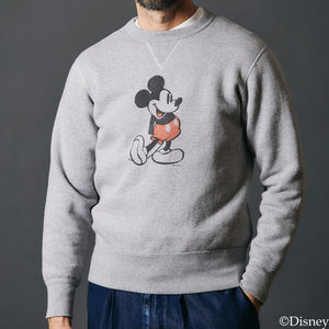 
                  
                    画像をギャラリービューアにロードします【Mickey Mouse】&amp;quot;STANDARD&amp;quot; 30/7 COZUN はめ込み両Vガゼット スウェット【Special Item】BR-24391
                  
                