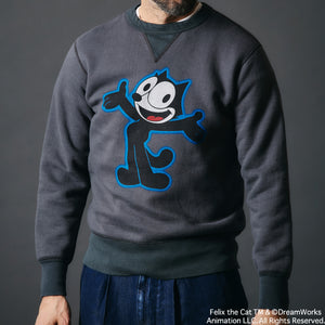 
                  
                    画像をギャラリービューアにロードします【Felix the Cat】&amp;quot;STANDARD&amp;quot; 30/7 COZUN はめ込み両Vガゼット スウェット【Special Item】BR-24390
                  
                