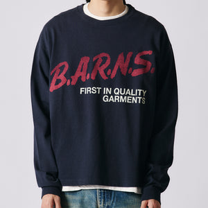 
                  
                    画像をギャラリービューアにロードしますBoxy L/S Print T-shirt【B.A.R.N.S.】BR-25404
                  
                