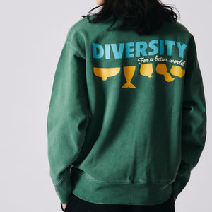 
                  
                    画像をギャラリービューアにロードします【Pigment Dye】Athletic Crewneck Print Sweatshirt【DIVERSITY】BR-25463
                  
                