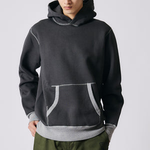 30/7 COZUN Switching Rib & Stitch Hoodie BR-3307 – BARNS