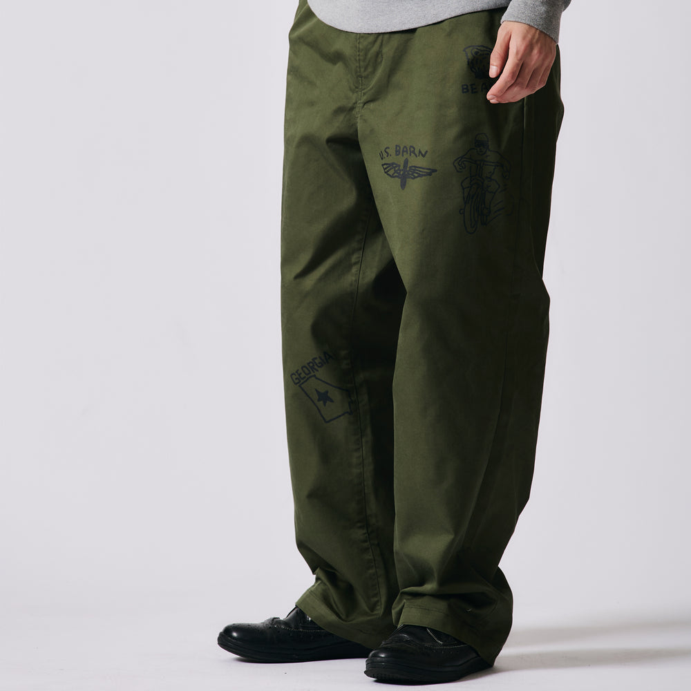 
                  
                    画像をギャラリービューアにロードしますAuthentic T/C Chino Print Pants BR-25442
                  
                