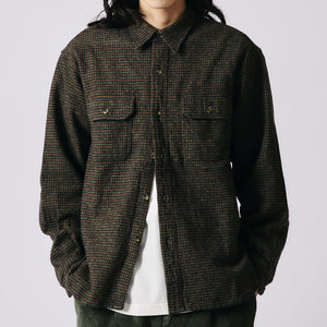 
                  
                    画像をギャラリービューアにロードします40&amp;#39;s Worker Tweedy Cotton Flannel Shirt【Ver.2】BR-25470
                  
                