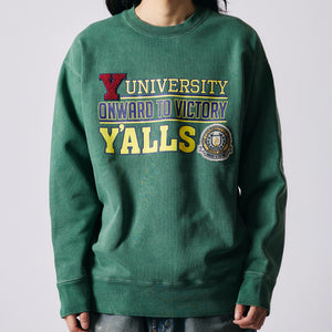 
                  
                    画像をギャラリービューアにロードします【Pigment Dye】Athletic Crewneck Print Sweatshirt【Y&amp;#39;ALLS】BR-25462
                  
                