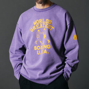 
                  
                    画像をギャラリービューアにロードします【Pigment Dye】Athletic Crewneck Print Sweatshirt【Boxing】BR-24444
                  
                