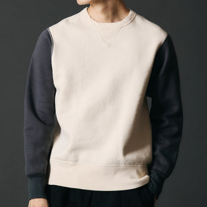 
                  
                    画像をギャラリービューアにロードします30/7 COZUN 2-Tone Sweatshirt BR-24472
                  
                