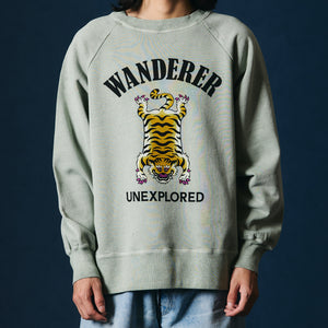 Pigment Dye】G.O.A.T. Slub Sweatshirt【WANDERER】BR-26111 – BARNS