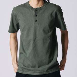 
                  
                    画像をギャラリービューアにロードします【2025 S/S Seasonal Color】“STANDARD” 14/- COZUN ヘンリーネック Tシャツ【Part2】BR-8146
                  
                