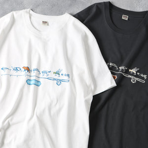 
                  
                    画像をギャラリービューアにロードします16/- Sellout S/S Print T-shirt【Artificial bait】BR-25303
                  
                