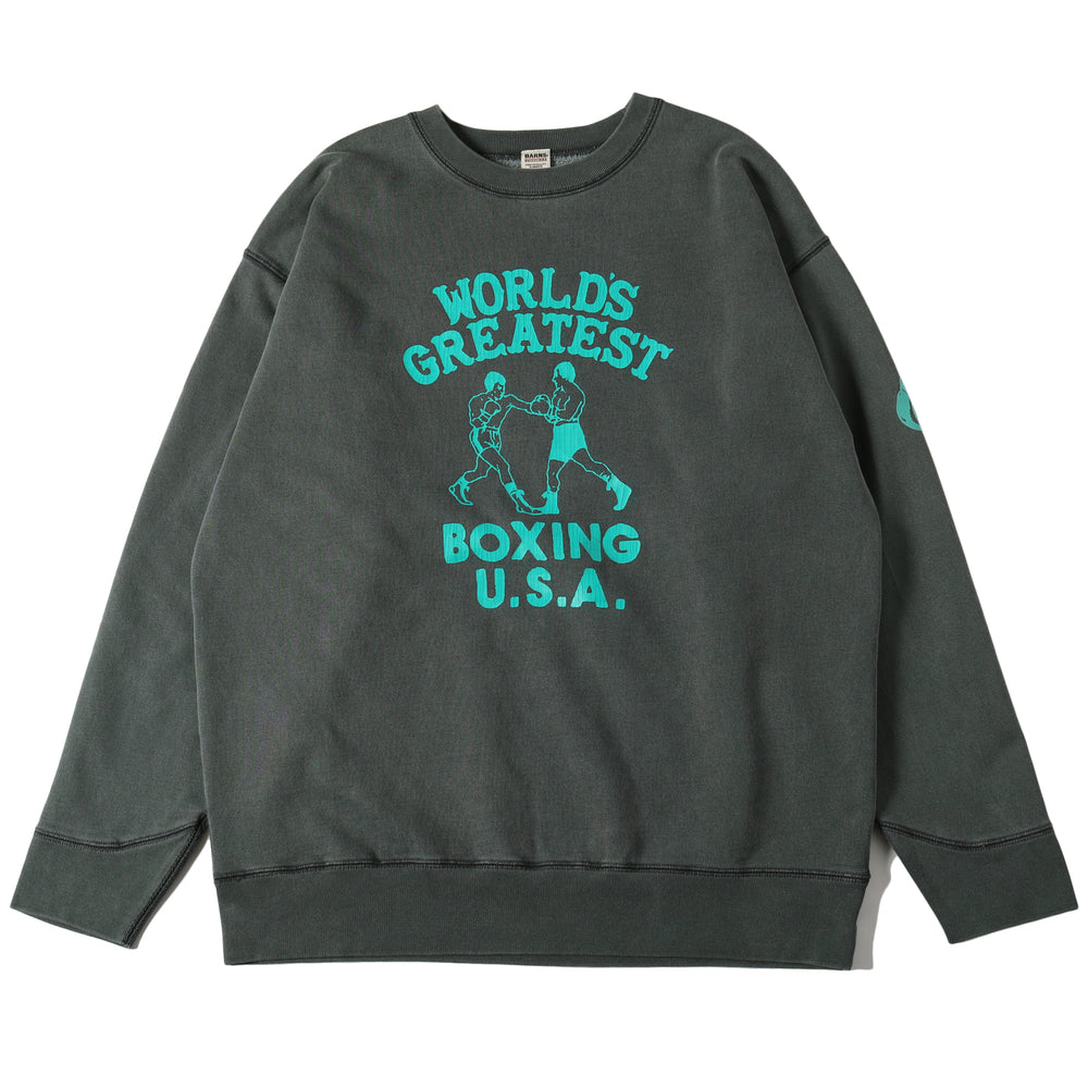 
                  
                    画像をギャラリービューアにロードします【Pigment Dye】Athletic Crewneck Print Sweatshirt【Boxing】BR-24444
                  
                